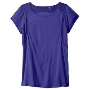 Danskin blue relay performance short sleeve Tee size XL youth 16-18 y/o NWT